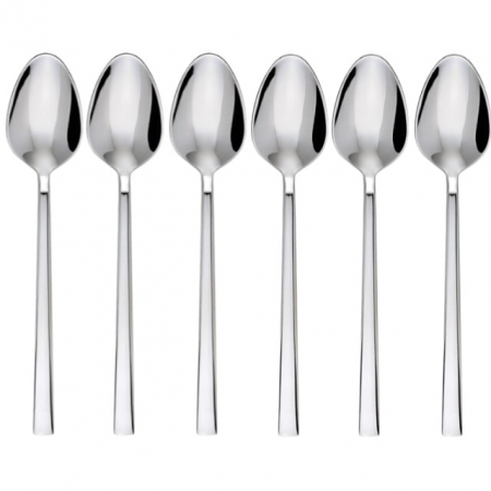 Tacamuri - HISAR MILANO Set 6 linguri aperitiv, profesionale, inox 18/10, L19,2cm