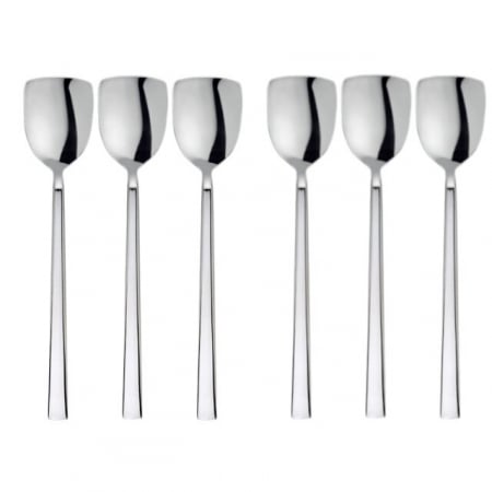 Tacamuri - HISAR MILANO Set 6 lingurite inghetata, profesionale, inox 18/10, L15,8cm