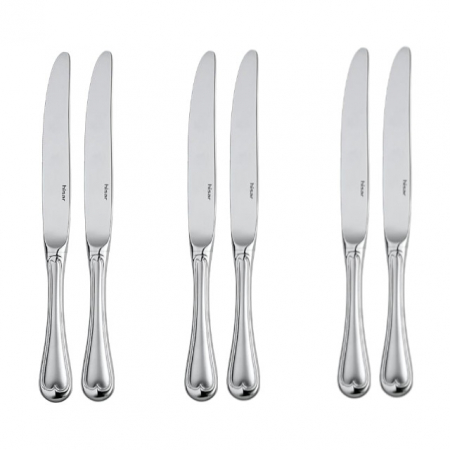 Tacamuri - HISAR TOPKAPI Set 6 cutite principale, profesionale, inox 18/10, L25cm