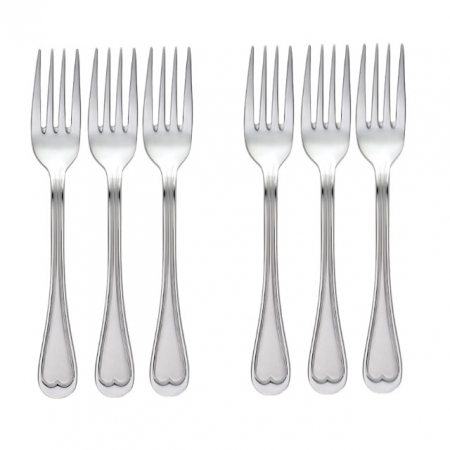 Tacamuri Hisar - HISAR TOPKAPI Set 6 furculite principale, profesionale, inox 18/10, L20,6cm