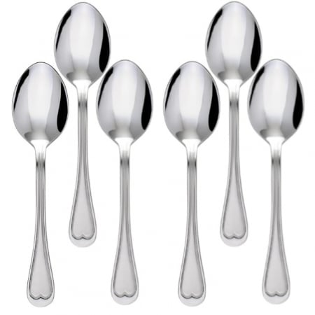 Tacamuri - HISAR TOPKAPI Set 6 linguri pentru aperitiv, profesionale, inox 18/10, L19,2cm