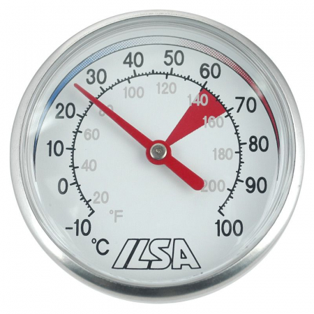 ILSA Termometru lichide profesional cu sonda, D4,5xh13cm, inox, -10°C - +100°C [1]