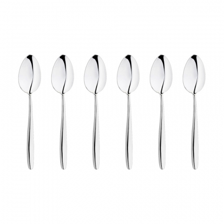 Tacamuri Inoxriv - INOXRIV ANNIE Set 6 lingurite ceai, otel inoxidabil 18/10, L13,2cm, grosime 3mm, finisaj lucios
