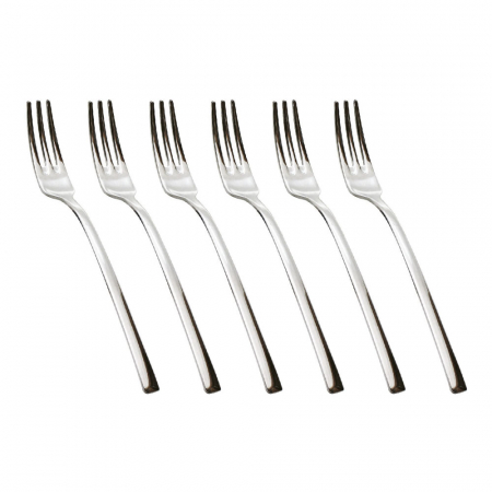 Tacamuri Inoxriv - INOXRIV MEDEA Set 6 furculite desert, inox, L15cm, grosime 3,5mm, finisaj lucios