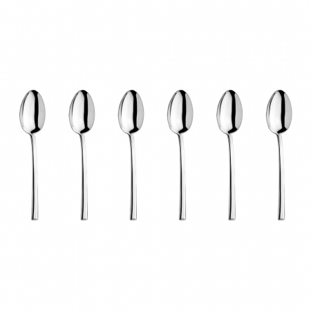 Tacamuri Inoxriv - INOXRIV MEDEA Set 6 lingurite cafea mocca, inox, L11cm, grosime 3,5mm, finisaj lucios