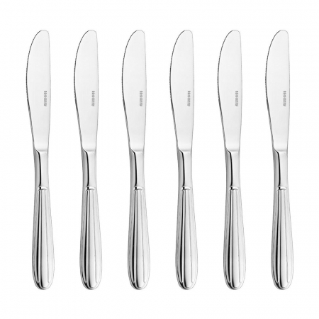 INOXRIV NOVIA Set 6 cutite principale, inox 18/0, L21cm, grosime 3mm, finisaj lucios [0]