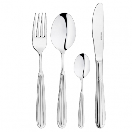 INOXRIV NOVIA Set 6 linguri principale, inox 18/0, L20cm, grosime 3mm, finisaj lucios [2]
