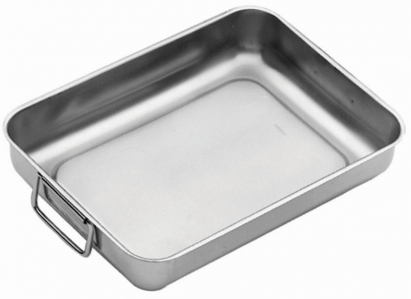 Tavi inox - INOXRIV STAR Tava inox cu manere, pentru cuptor 40x32xh5,5cm