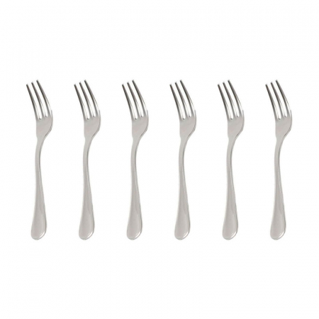 Servirea mesei - INOXRIV YORK Set 6 furculite desert, inox 18/0, grosime 2mm, finisaj lucios