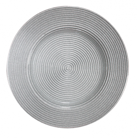 Servirea mesei - LAV WICKED Farfurie decorativa 32cm sticla Silver
