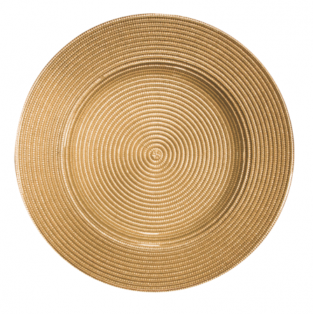 Servirea mesei - LAV WICKED Farfurie decorativa 32cm suport sticla Gold
