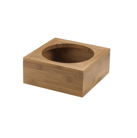 Display-uri si suporturi - LEONE Suport bambus pentru carafa diametru 16cm 20x20x8cm (S0087)