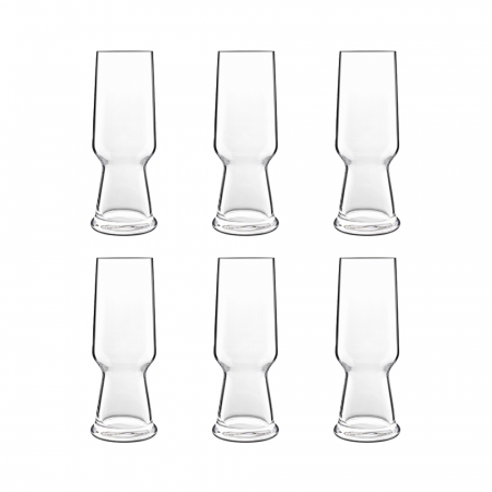 Articole sticlarie - LUIGI BORMIOLI BIRRATEQUE Set 6 pahare bere PILSNER 540ml D7,7xH20,4cm