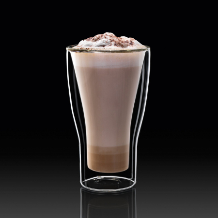 LUIGI BORMIOLI DRINK & DESIGN Pahar termic cu pereti dubli pentru Latte Macchiato 340ml D8,96xh15cm [1]
