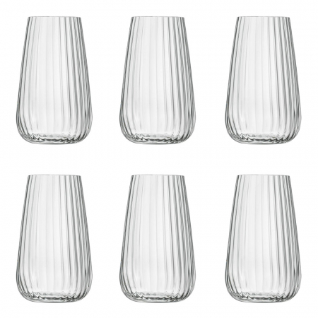 SPEAKEASIES SWING - LUIGI BORMIOLI SPEAKEASIES SWING Set 6 pahare cocktail sau bauturi racoritoare HI-BALL 570ml D8,6xh14cm
