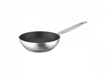 Tigai antiaderente - NETLON RUBY INDUCTION Tigaie Wok pentru inductie cu strat antiaderent, aluminiu, D28xh8,5cm
