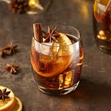 OCEAN IRIS Set 6 pahare whisky Rock, 320ml, D8xh9cm, sticla [2]