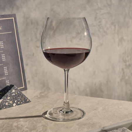 OCEAN MADISON Set 6 pahare vin rosu Burgundy, 650ml, D10,8xh20,9cm, sticla [2]
