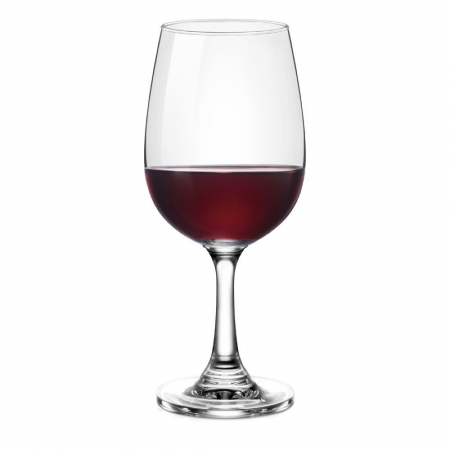OCEAN SOCIETY Set 6 pahare vin rosu cu picior, 260ml, D7xh16,8cm, sticla [1]