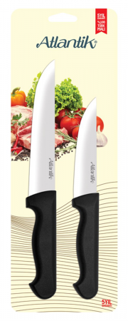 Cutite si accesorii - PIRGE ATLANTIK Set 2 cutite cu lama 12cm si 18cm, otel inoxidabil 