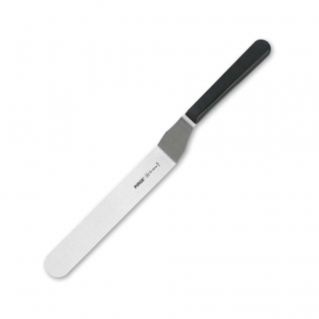 PIRGE CREME Set cutite si spatule patiserie 5 piese + husa, inox cu manere plastic negru [1]