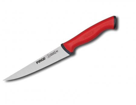 Cutite profesionale - PIRGE DUO Cutit profesional pentru branzeturi, otel inoxidabil 13,5cm, maner rosu