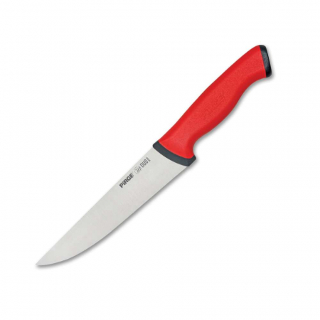 Cutite profesionale - PIRGE DUO Cutit profesional pentru carne N2, otel inoxidabil 16,5cm, maner rosu
