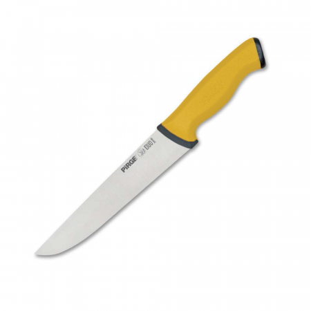 Cutite profesionale - PIRGE DUO Cutit profesional pentru carne N4, otel inoxidabil 21cm, maner galben