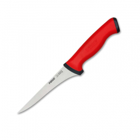 Cutite profesionale - PIRGE DUO Cutit profesional pentru dezosat, otel inoxidabil 12,5cm, maner rosu