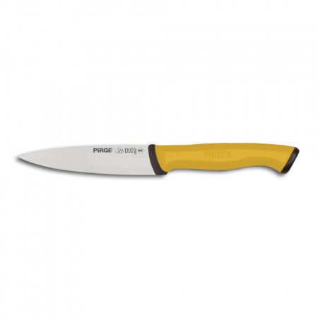 Cutite legume si fructe - PIRGE DUO Cutit profesional pentru fructe, otel inoxidabil 9cm, maner galben