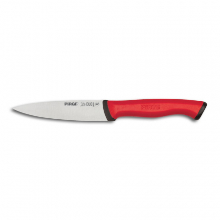Cutite legume si fructe - PIRGE DUO Cutit profesional pentru fructe, otel inoxidabil 9cm, maner rosu