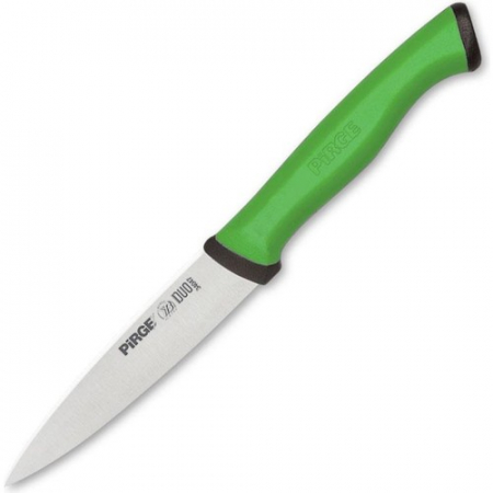 Cutite legume si fructe - PIRGE DUO Cutit profesional pentru fructe, otel inoxidabil 9cm, maner verde