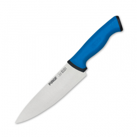 Cutitul bucatarului - PIRGE DUO Cutitul bucatarului profesional, otel inoxidabil 19cm, maner albastru