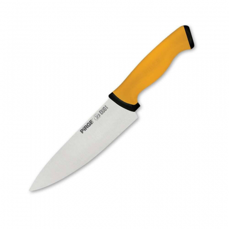 Cutitul bucatarului - PIRGE DUO Cutitul bucatarului profesional, otel inoxidabil 19cm, maner galben