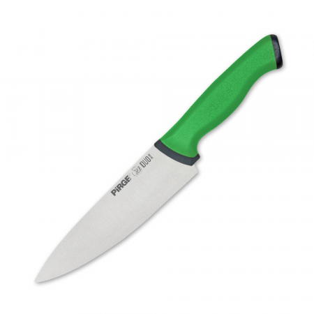 Cutitul bucatarului - PIRGE DUO Cutitul bucatarului profesional, otel inoxidabil 19cm, maner verde