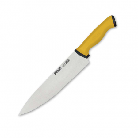 Cutitul bucatarului - PIRGE DUO Cutitul bucatarului profesional, otel inoxidabil 23cm, maner galben