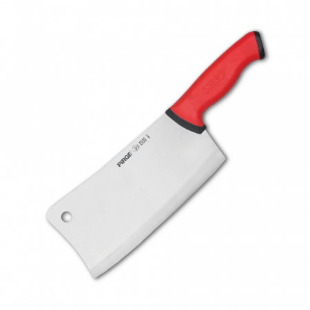 Cutite profesionale - PIRGE DUO Satar bucatarie profesional, otel inoxidabil 21cm, maner rosu