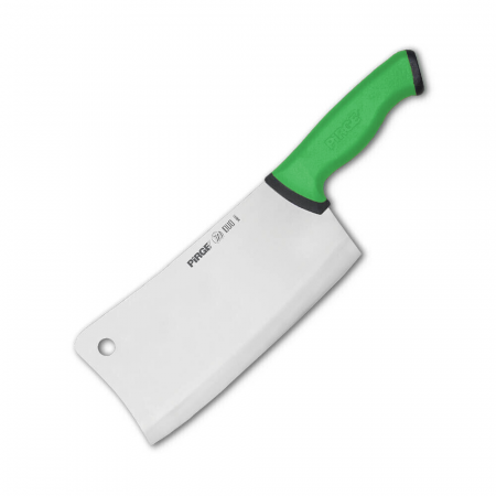 Cutite profesionale - PIRGE DUO Satar bucatarie profesional, otel inoxidabil 21cm, maner verde