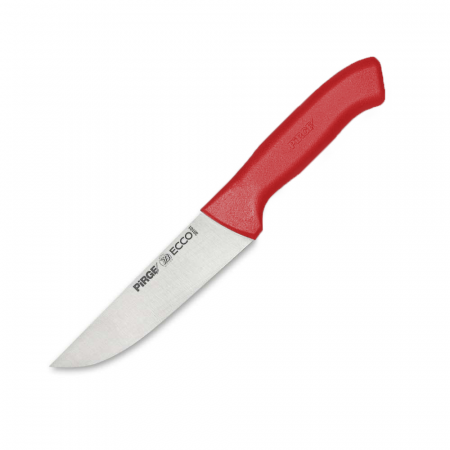 Cutite profesionale - PIRGE ECCO Cutit profesional din otel inoxidabil pentru carne N1 14,5cm, maner rosu