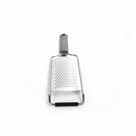 PIRGE GASTRO Razatoare lata cu dinti medii pentru legume/fructe/branzeturi, profesionala, inox, maner gri [3]