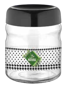 Borcane, recipiente si accesorii - RAKI BE NATURAL Borcan sticla cu capac, 900ml
