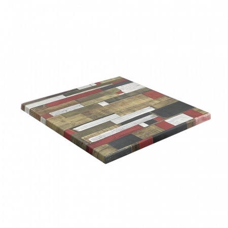 Mese - RAKI Blat de masa patrat 70x70cm Werzalit Redden Wood grosime 20mm