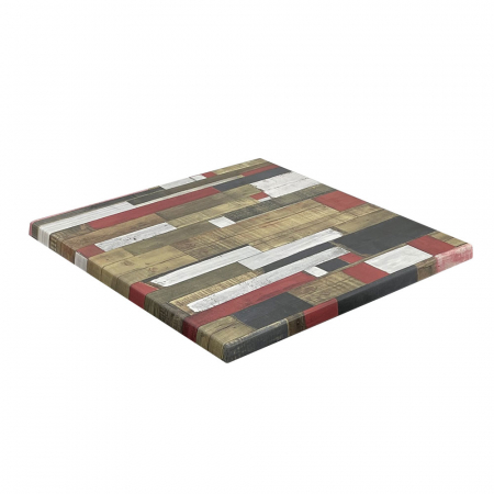 Mese - RAKI Blat de masa patrat Werzalit Redden Wood 80x80cm grosime 21mm