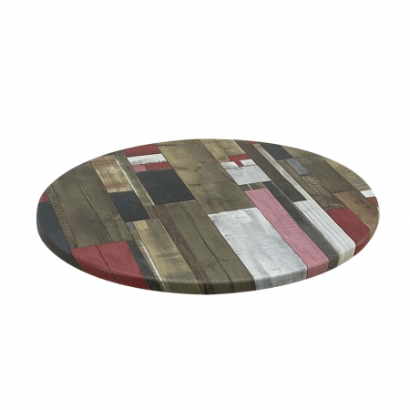 Mese - RAKI Blat de masa rotund 70cm Werzalit Redden Wood grosime 19mm