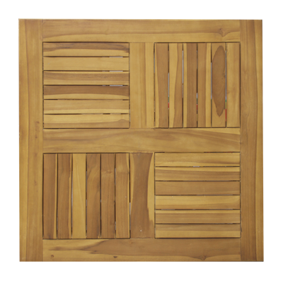 Produse - RAKI Blat masa patrat din lemn de tec 80x80cm cu finisaj natural (TLA-ST / 60)