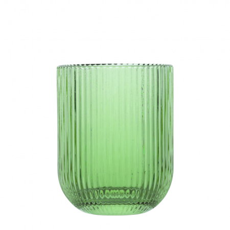 RAKI BLOOM GREEN Set 6 pahare whisky, 260ml, D7,5xh9,5cm, sticla, verde/transparent [1]