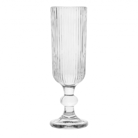 RAKI BLOOM Set 6 pahare sampanie, 150ml, D6xh18,5cm, sticla, transparente [1]