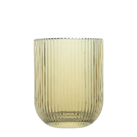 RAKI BLOOM YELLOW Set 6 pahare whisky, 260ml, D7,5xh9,5cm, sticla, galben/transparent [1]