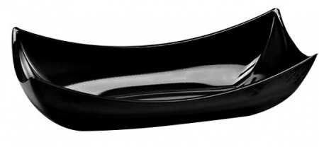 Platouri si boluri melamina - RAKI Bol dreptunghiular, 14x6,5xh4cm, negru