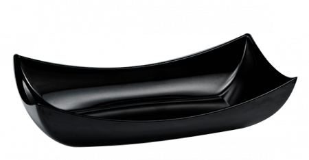 Platouri si boluri melamina - RAKI Bol dreptunghiular melamina, 28x14,5xh4cm, negru